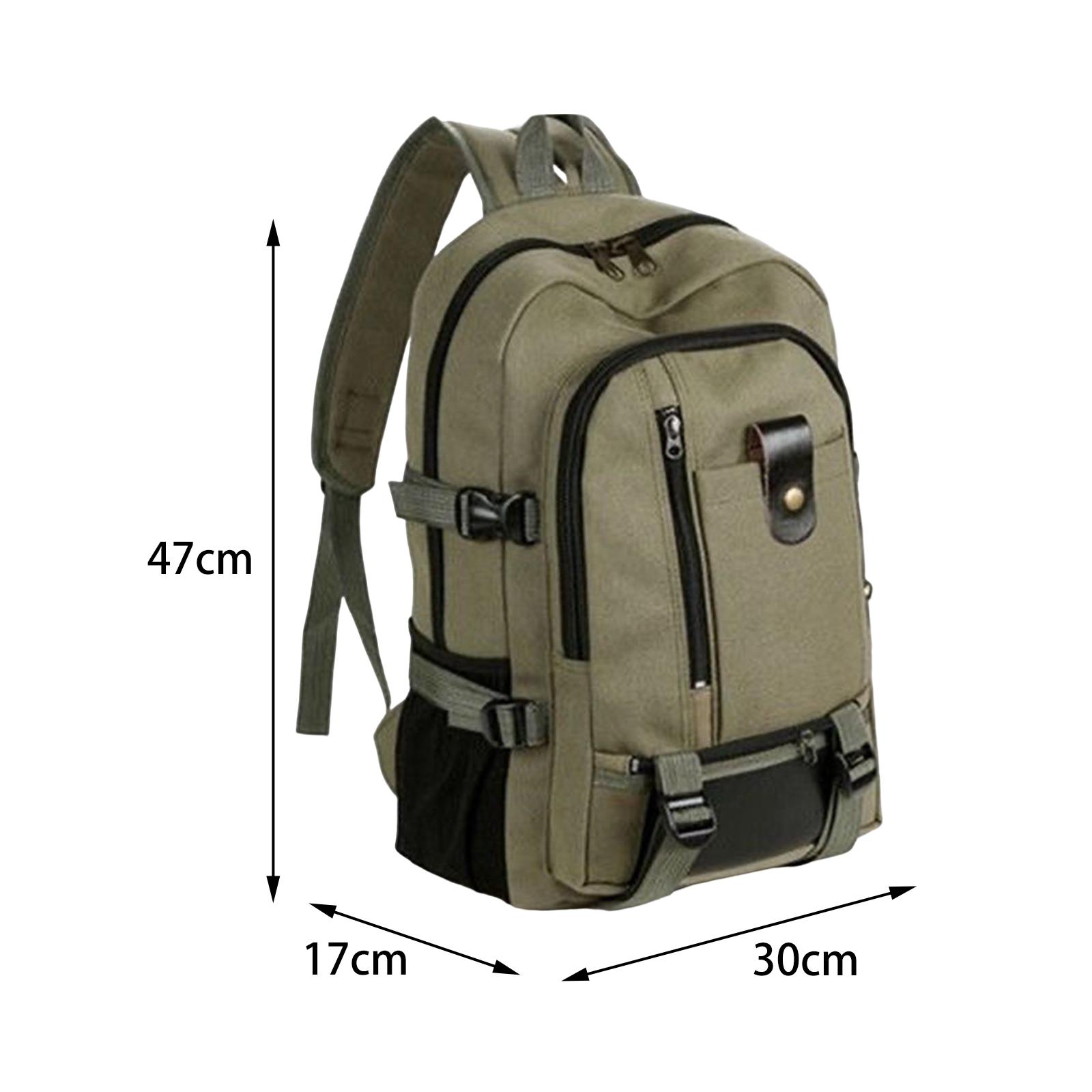حقيبة ظهر كبيرة من القماش، منا - مراجعة Canvas Backpack Casual وسعره