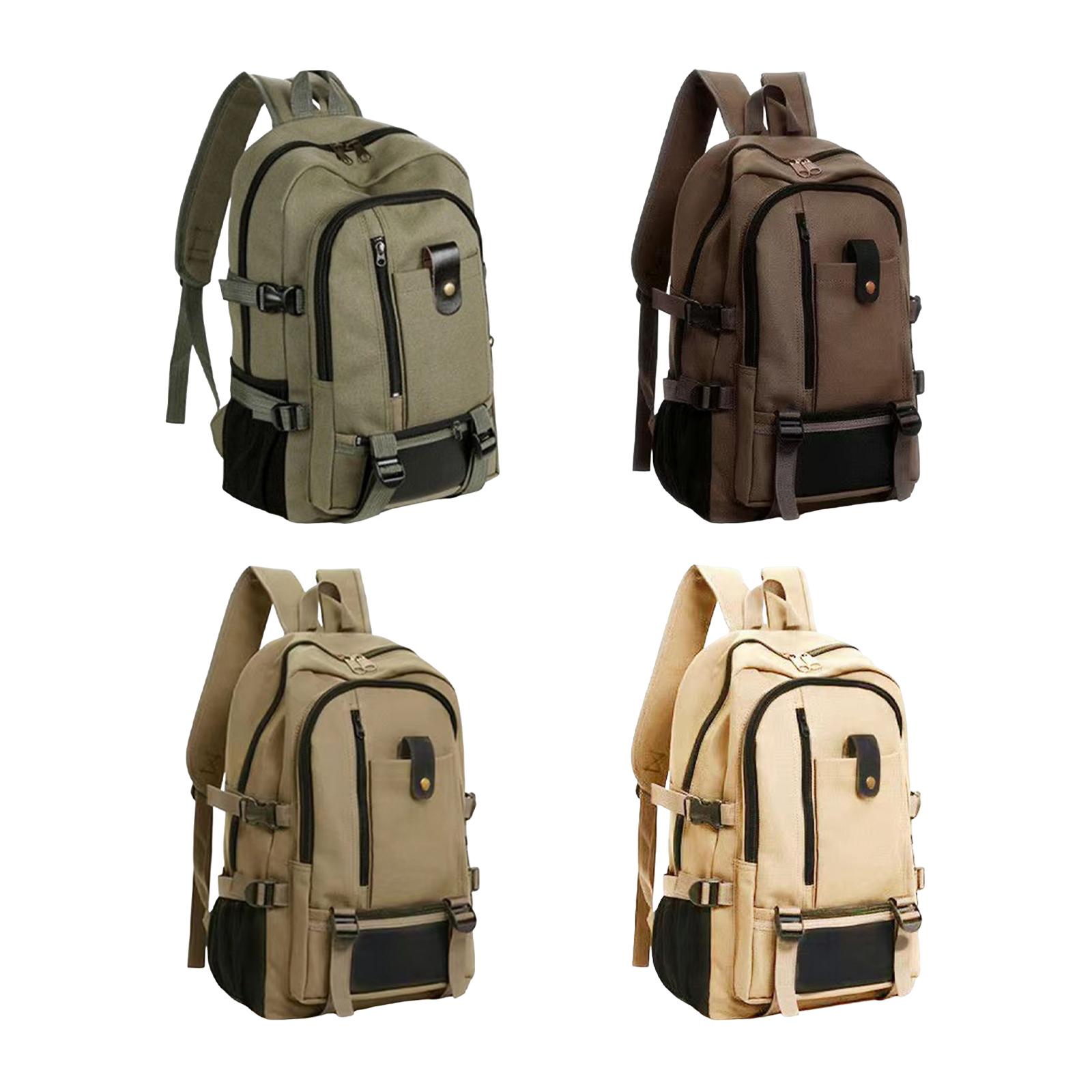 حقيبة ظهر كبيرة من القماش، منا - مراجعة Canvas Backpack Casual وسعره